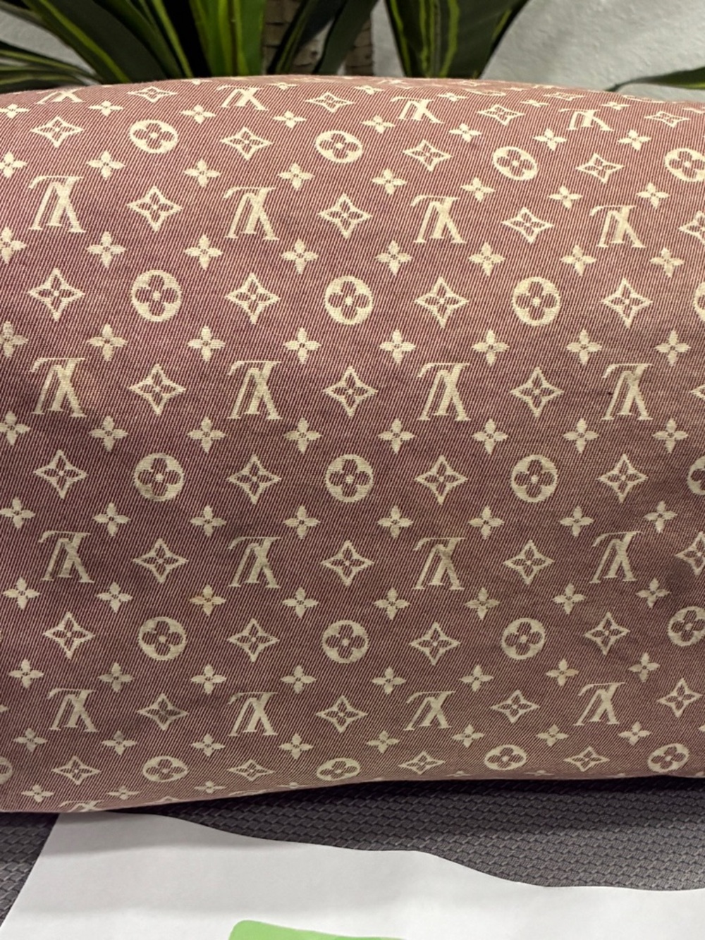 Louis Vuitton Mini Lin Speedy Doctor Bag Burgundy Monogram Satchel used-30 - Picture 4 of 10